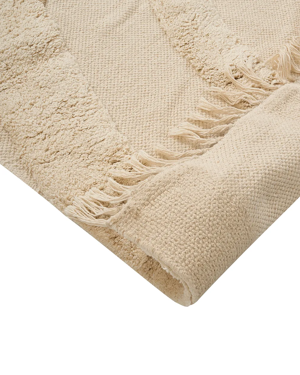 Kids Rug NAKO  Beige 140 x 200 cm Cotton_1135355