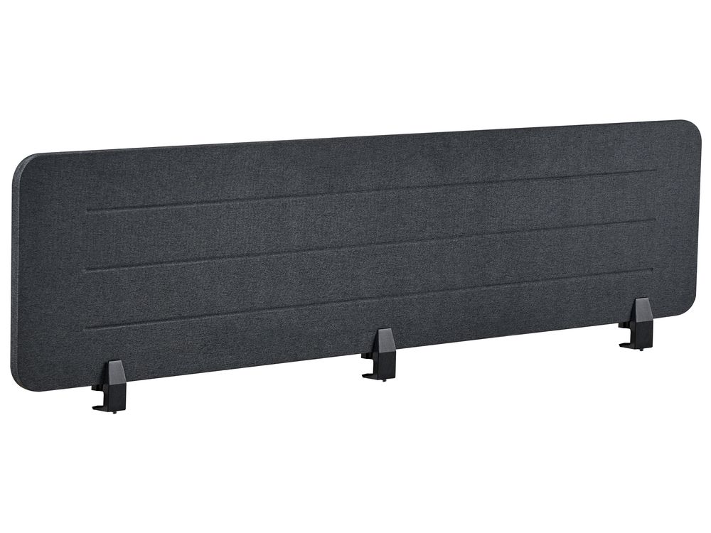 Cloison amovible de bureau ZIGGY 180 x 40 cm Gris foncé