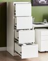 4 Drawer Metal Storage Cabinet White BARITE_929459