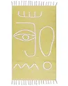 Outdoor Rug YAVU Yellow 80 x 150 cm