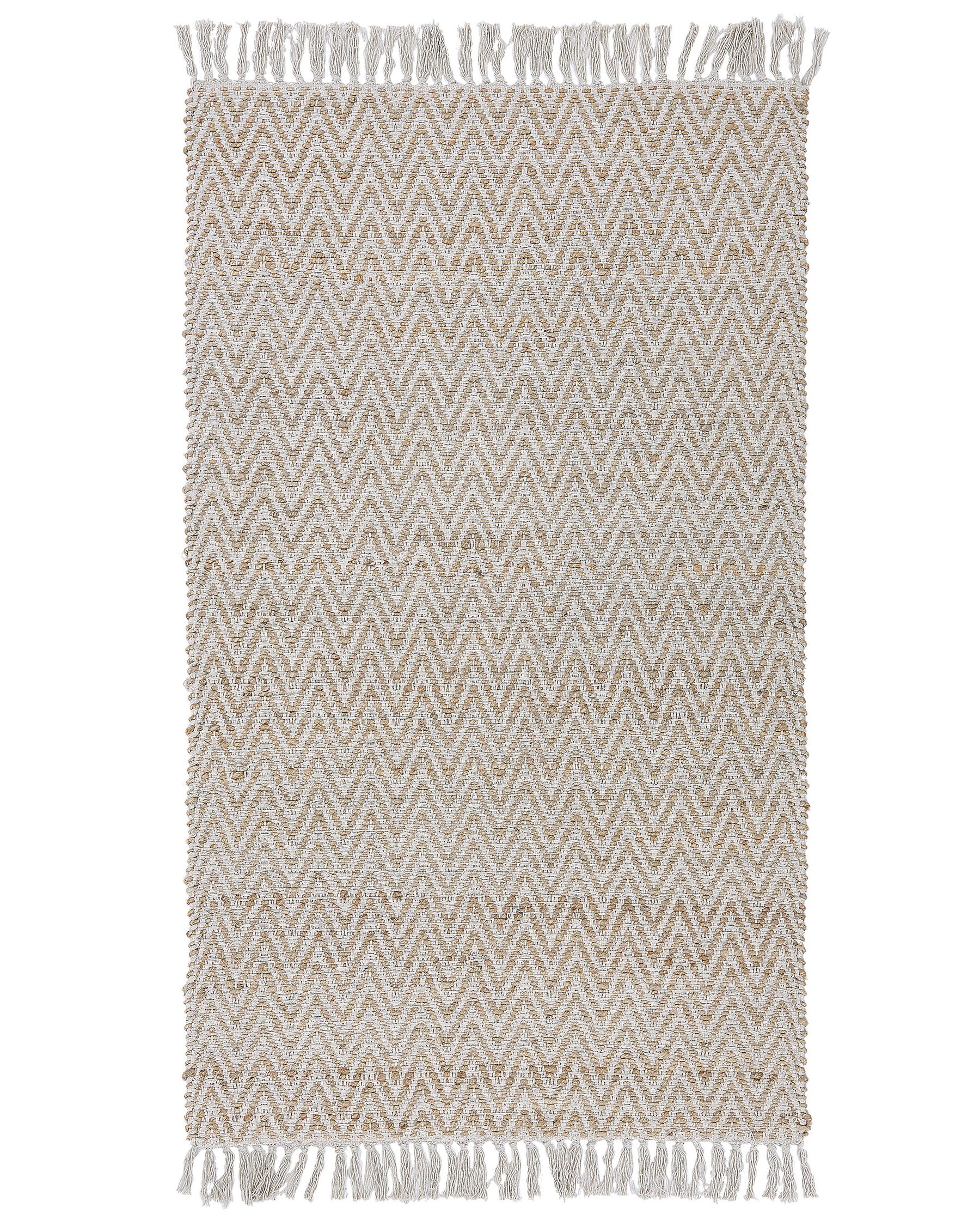 Vloerkleed jute beige 80 x 150 cm AFRIN_807453