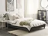 Bed without Headboard Fabric ROANNE 160 x 200 cm (EU King Size) Grey
