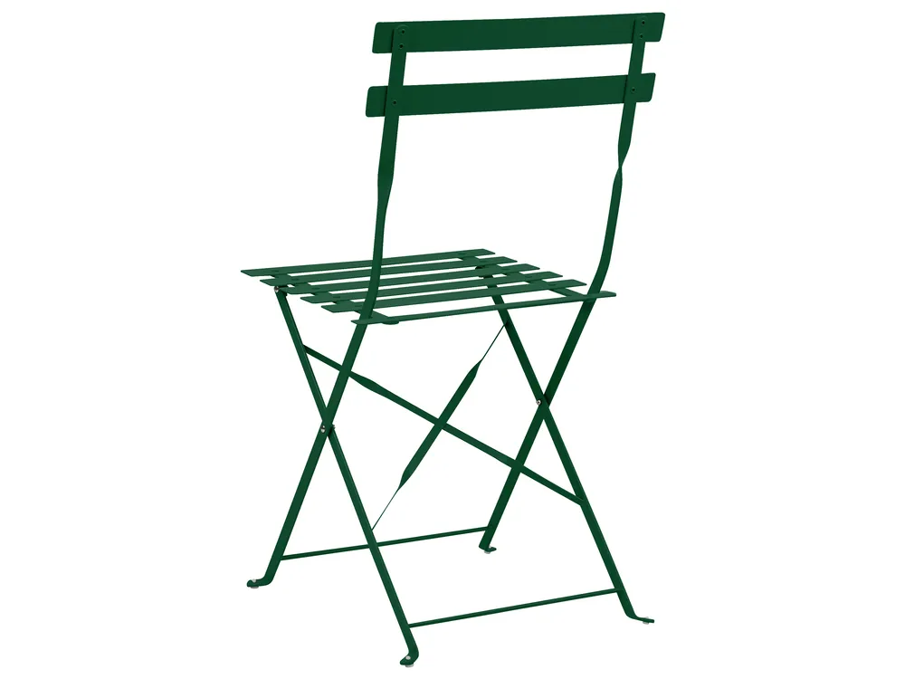 Bistro Set Folding FIORI Metal Dark Green_906088