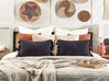 2 bawełniane poduszki dekoracyjne z frędzlami 35 x 55 cm szare LYTHRUM_838967