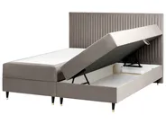 Divan Bed with Storage DAME Velvet Taupe 180 x 200 cm (EU Super King)_1004896