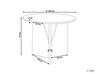 Okrúhly jedálenský stôl z akáciového dreva ⌀ 100 cm svetlé drevo ARRAN_918690