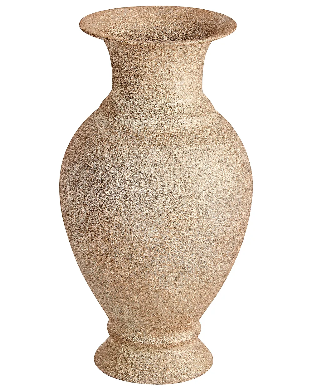 Flower Vase CALCEOLUS 41 cm Metal Gold