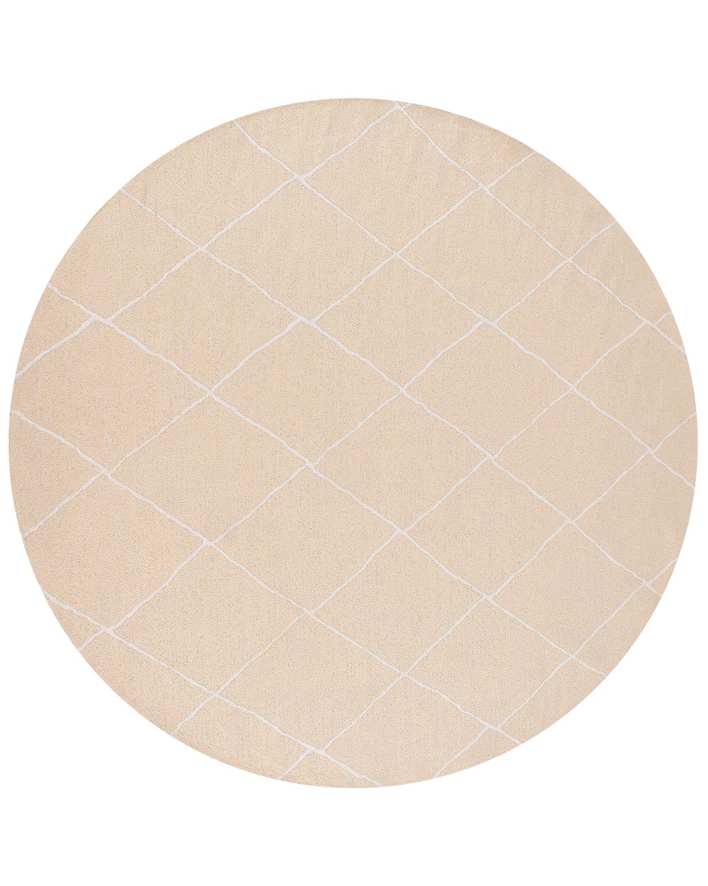 Outdoorteppich GWALIOR Beige ø 160 cm