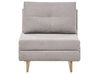 Single Sofa Bed JERSLEV Fabric Grey