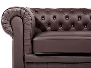 Sofa 3 Seater CHESTERFIELD Leather Brown_539792