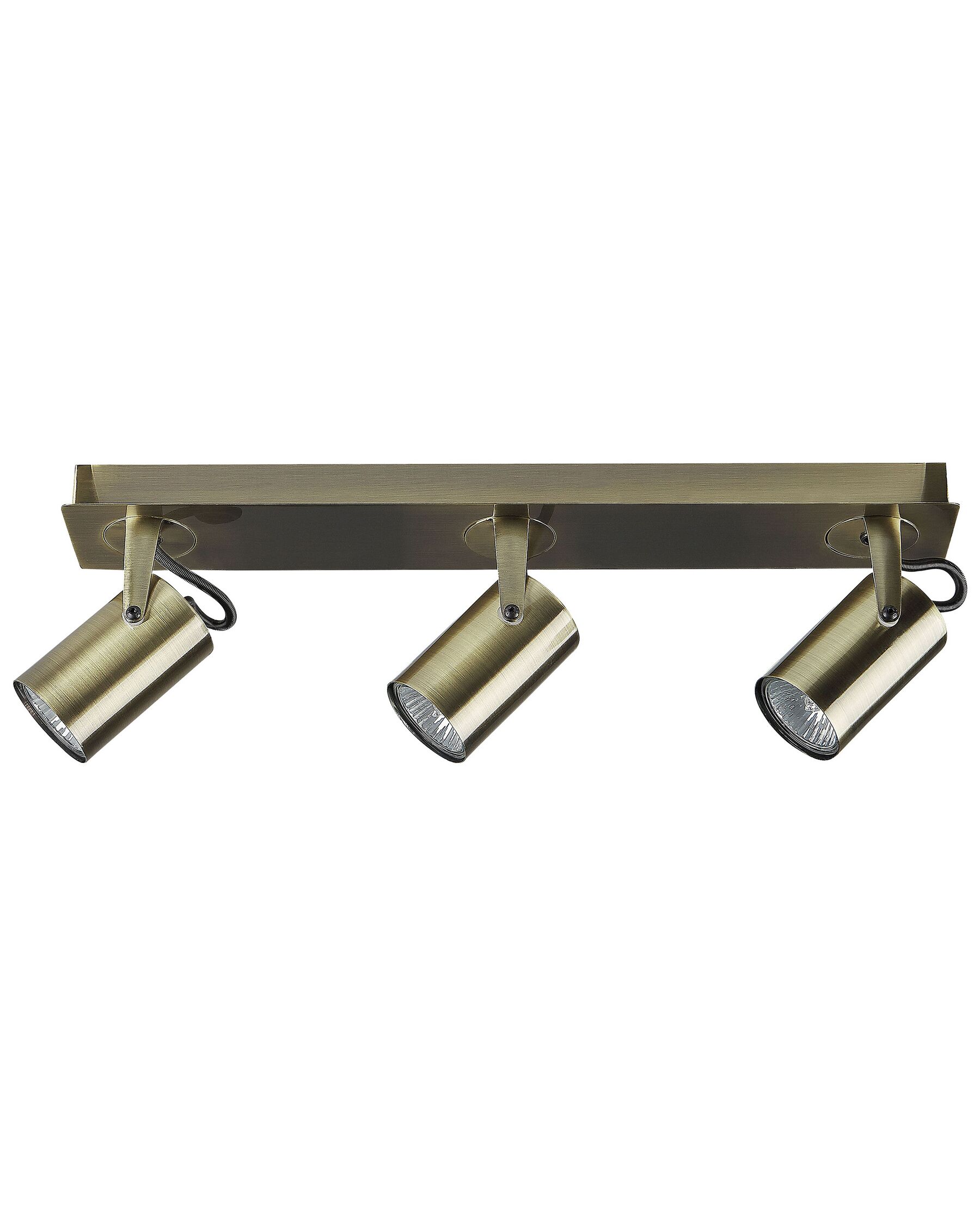 Candeeiro de teto em metal cor de bronze para 3 lâmpadas KLIP_828515