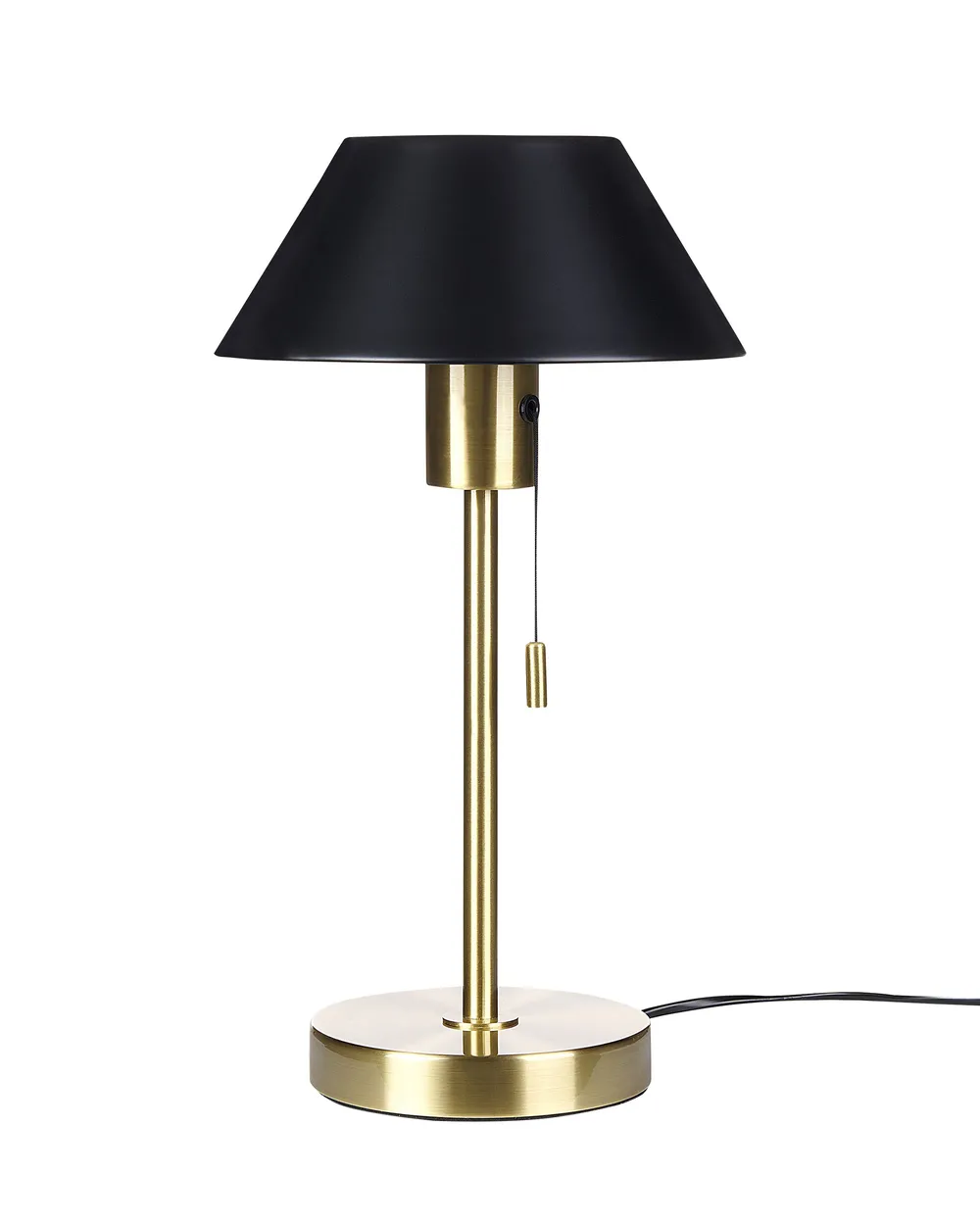 Lampada da tavolo CAPARO Metallo Nero/Oro_877426