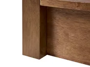 Four Poster Bed Wood HERLIERE 180 x 200 cm (EU Super King) Dark Brown_1037178