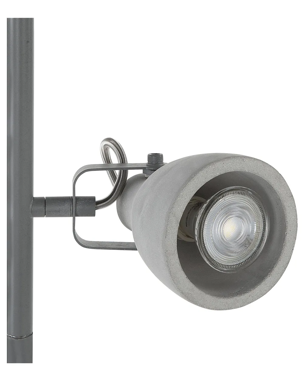 Floor Lamp MISTAGO Adjustable Concrete Grey_730427