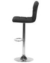 Set of 2 Adjustable Bar Stools Black MARION_688901