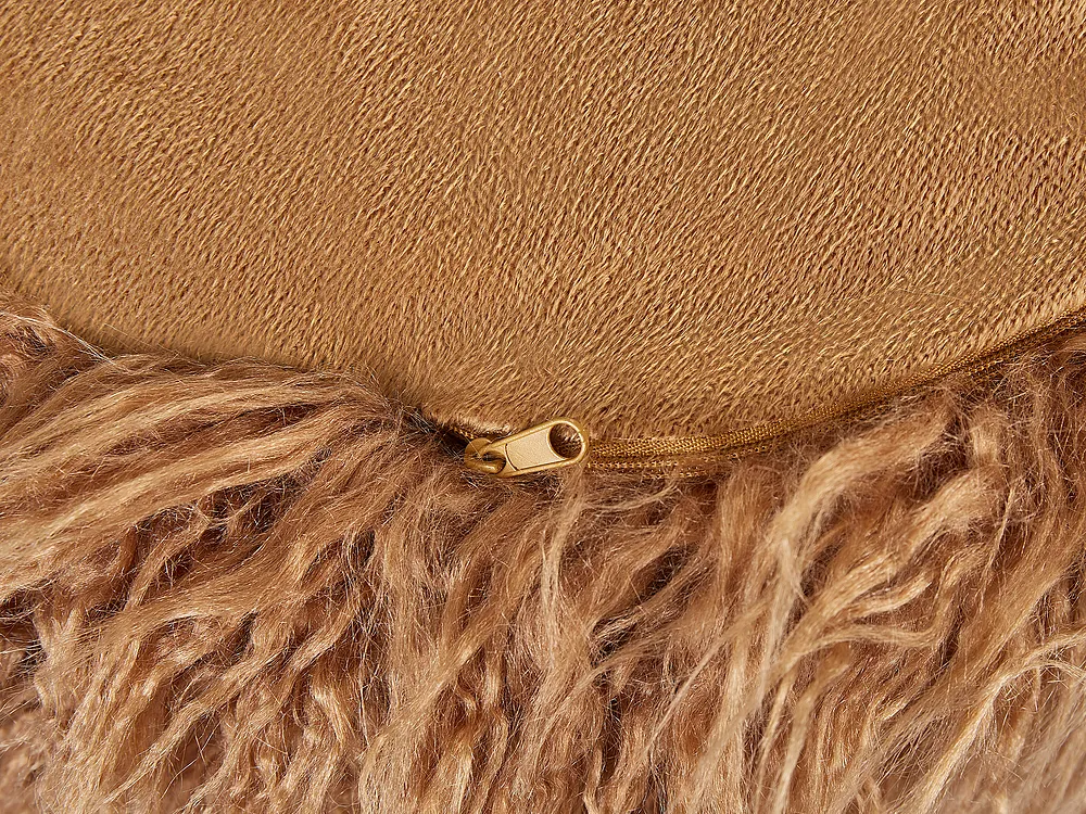 Pouf TUKKI Finta pelliccia Marrone_938909