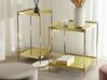 Arany Színű Szögletes Kisasztal 29 x 29 cm ALSEA_771470