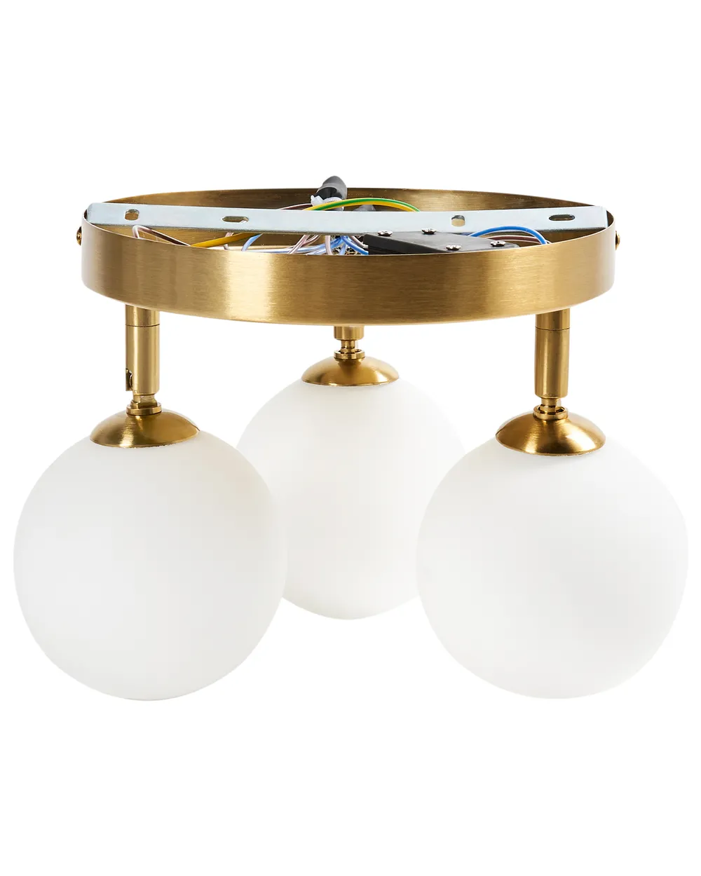 Ceiling Lamp MAVILLA Glass Brass_959612