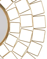 Wall Mirror LABRIT 90 cm 90 cm Metal Gold_704607