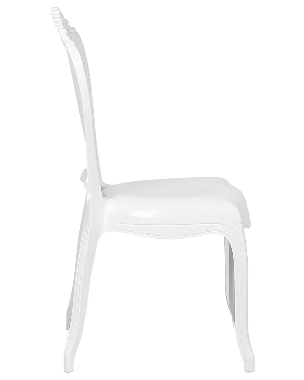 Vacchetti Sedia Impilabile 28034000BI: Plastica Resistente, Colore Bianco, Dimensioni 52x46h87 Cm, Perfetta Per Esterni E Interni - 2