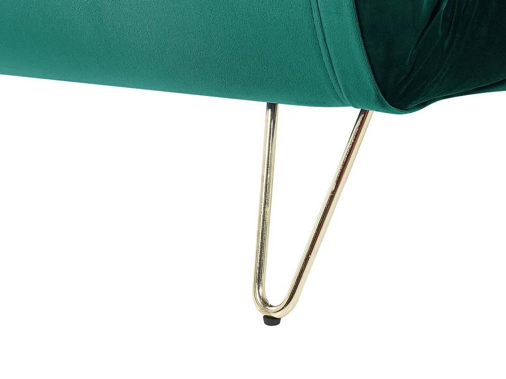Divano letto singolo VESTFOLD Velluto Verde scuro_808623