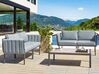 5 Seater Garden Sofa Set Dark Grey SKALA_934669