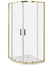 Kabina prysznicowa JUKATAN 90 x 90 x 185 cm Złoty_944718