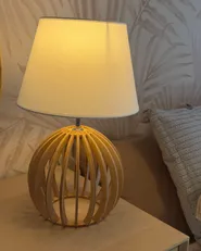 Table Lamp SAMO Brown/ White_1047832
