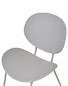 Sada 2 jídelních židlí šedé SHONTO_861848
