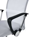 Krzesło biurowe regulowane złamana biel BEST_920095