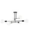 Ceiling Lamp KIDANE Metal Black