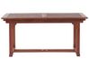 Extending Acacia Garden Dining Table 160/220 x 90 cm Dark Wood TOSCANA_768123