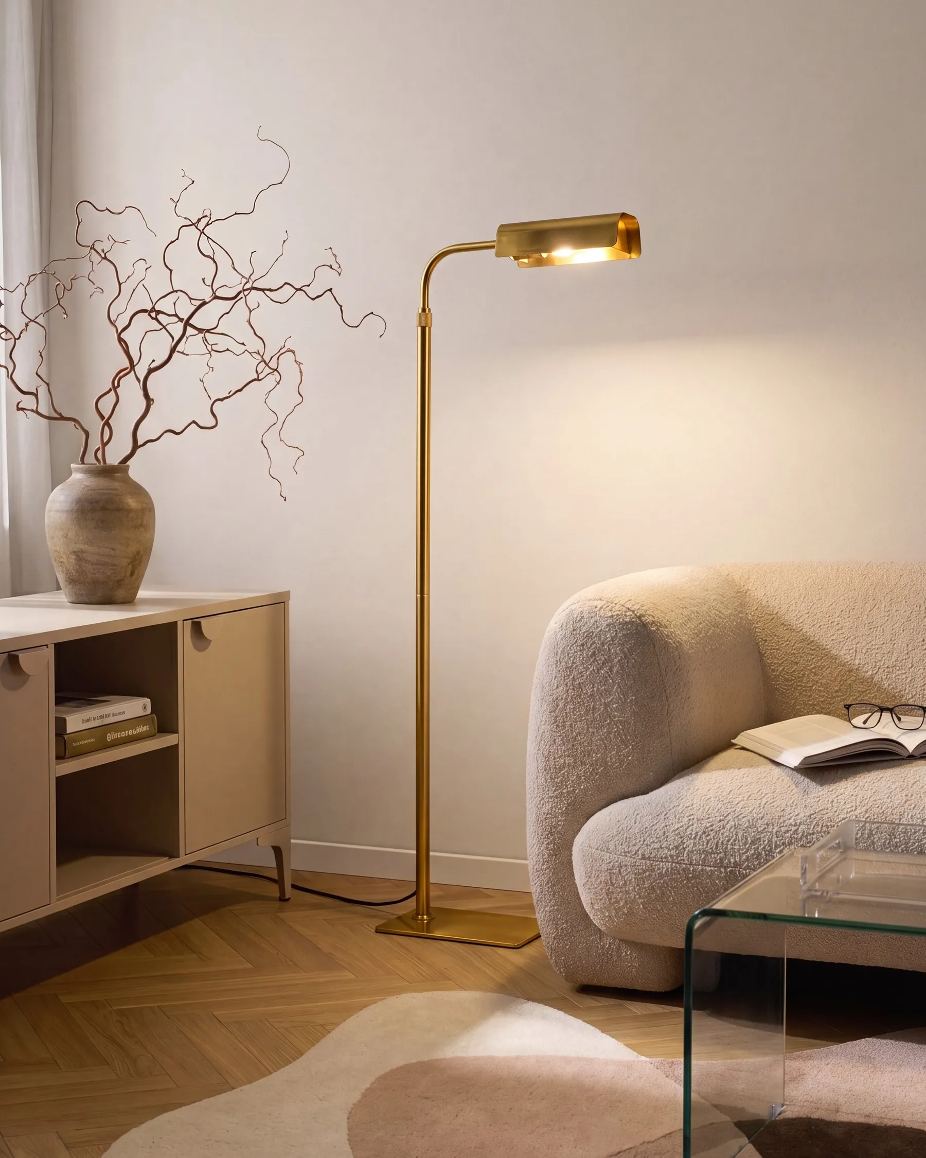 Lampa podłogowa DERWENT Metal Złoty_1102853
