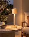 Wireless LED Table Lamp BACEIRO Metal Orange