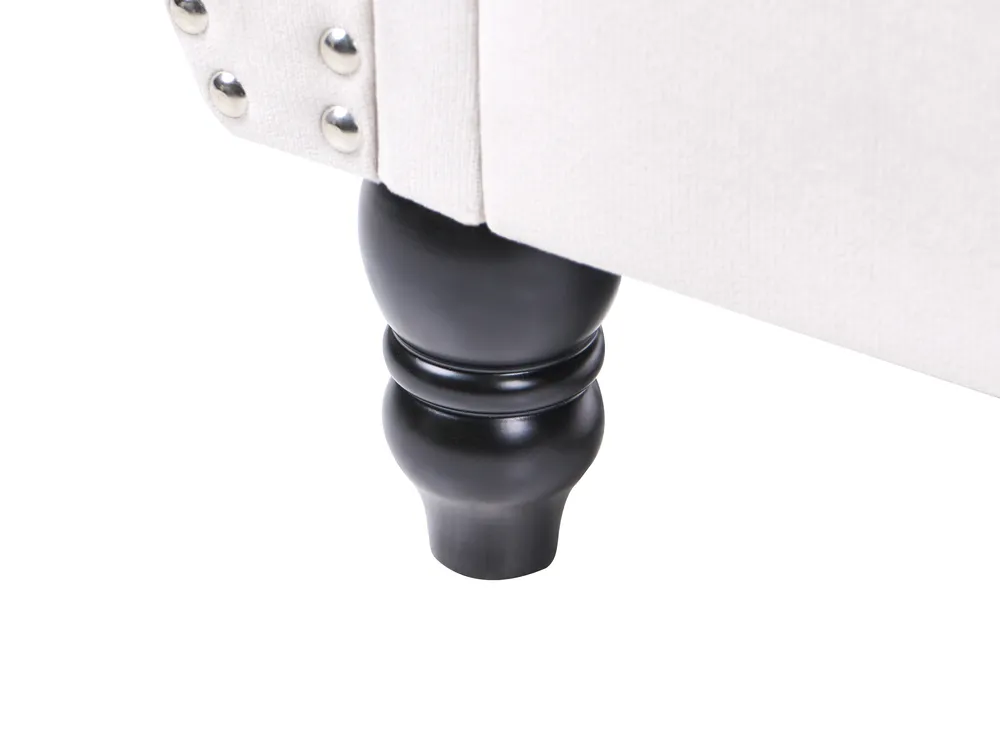 Divano 2 posti SKIEN Velluto Beige chiaro_1034012