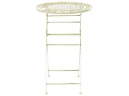 Garden Bar Table BIVIO 60 cm 60 cm Metal Light Green_966463
