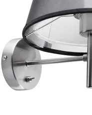 Applique Plafoniera COLUMBIA Metallo Argento_726885