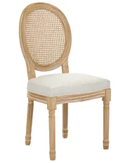 Set van 2 stoelen NIVLOC Hout Lichtbruin/beige_1090751
