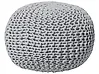 Pouffe CONRAD Cotton Light Grey