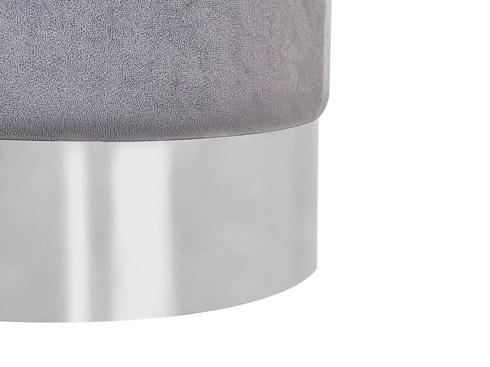 Pouf BRIGITTE Velluto Grigio_782038