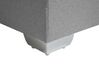 Lit boxspring en tissu gris clair 180x200 cm CONSUL _718332