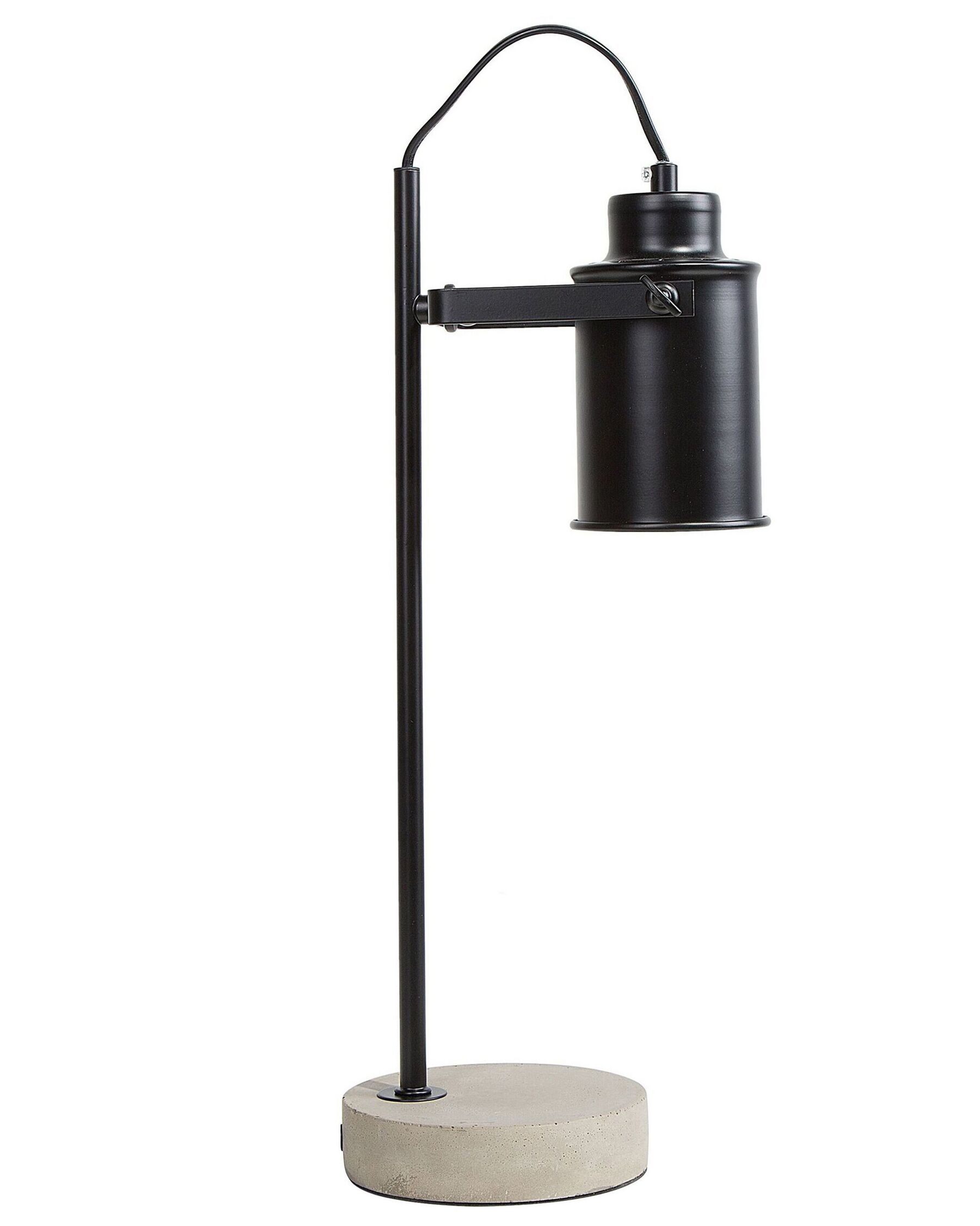 Lampada da tavolo in metallo nero 37cm MUNDAKA_698020