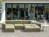 7 Seater Modular Garden Lounge Set Olive Green BATTIFOLLO_933599