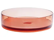 Countertop Basin TOLOSA ⌀ 360 mm Solid Surface Light Red_986136