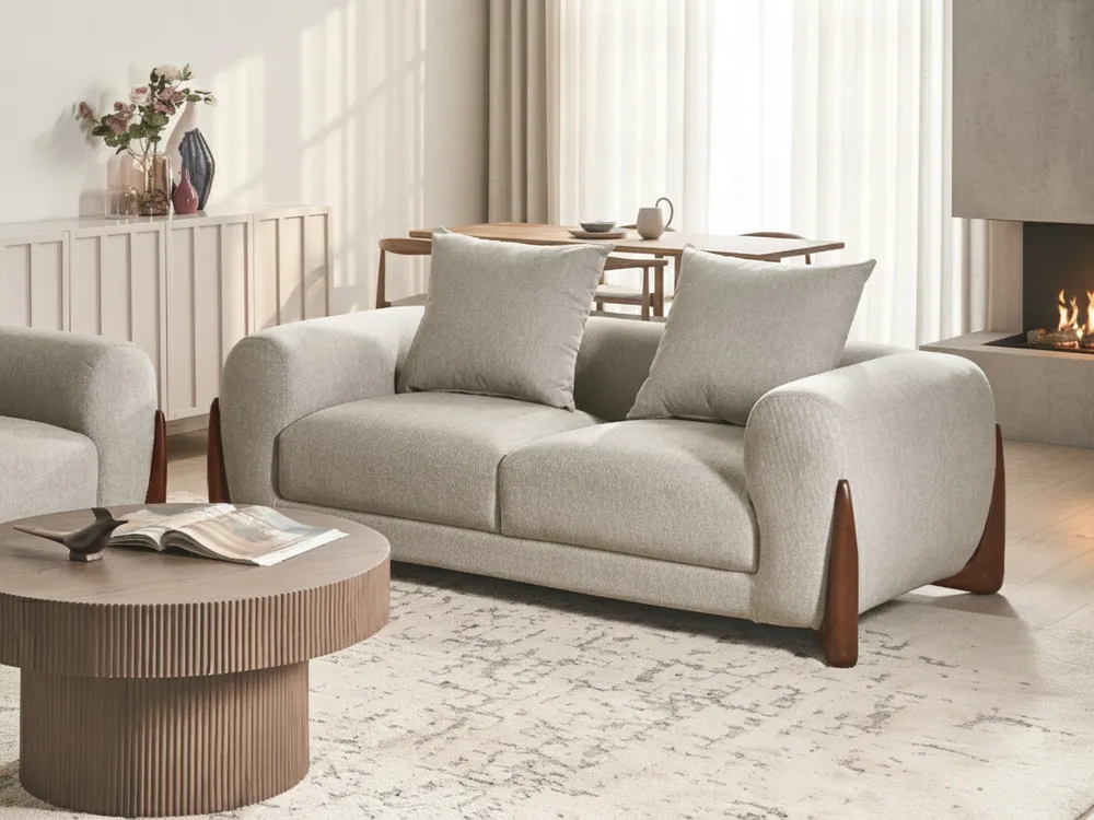 Sofa 2 Seater VINLIDEN Taupe