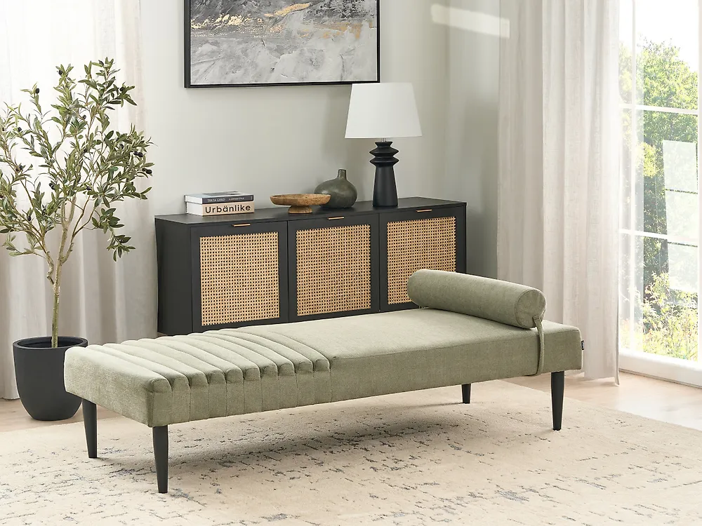 Chaiselongue MAURIAC Stoff Grün_1171953