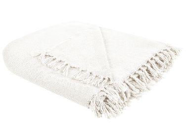 Coperta ABTEH 150 x 200 cm Bianco Coperta ABTEH 150 x 200 cm Bianco