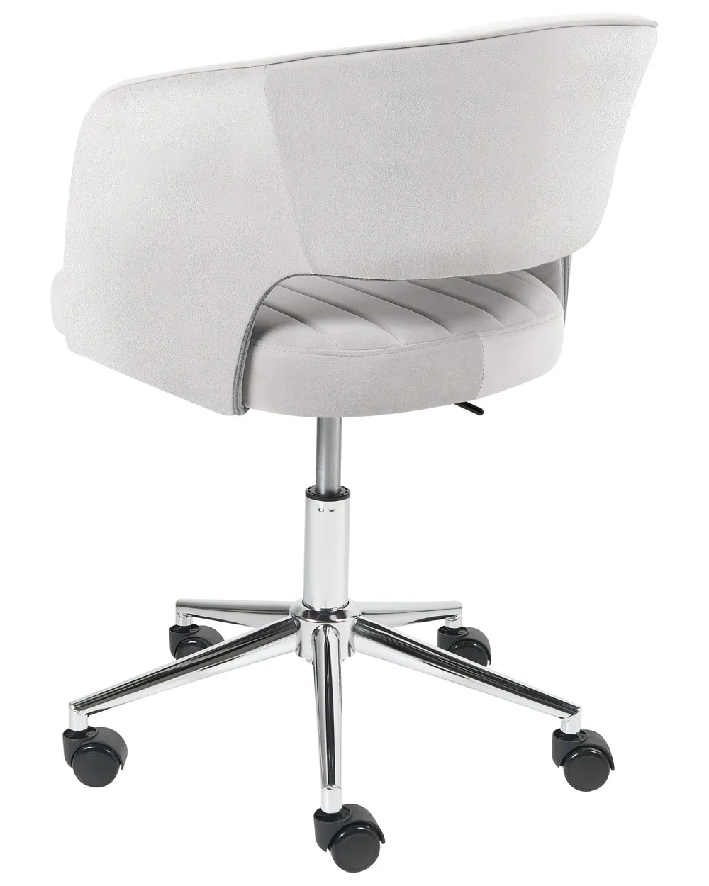 Desk Chair KATONAH Velvet Light Grey