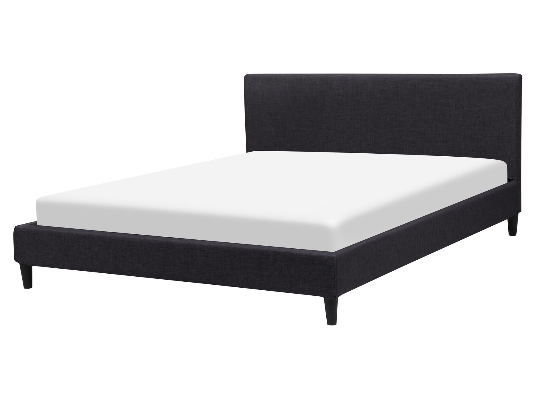 Čalouněná postel v černé barvě 160 x 200 cm FITOU_709830