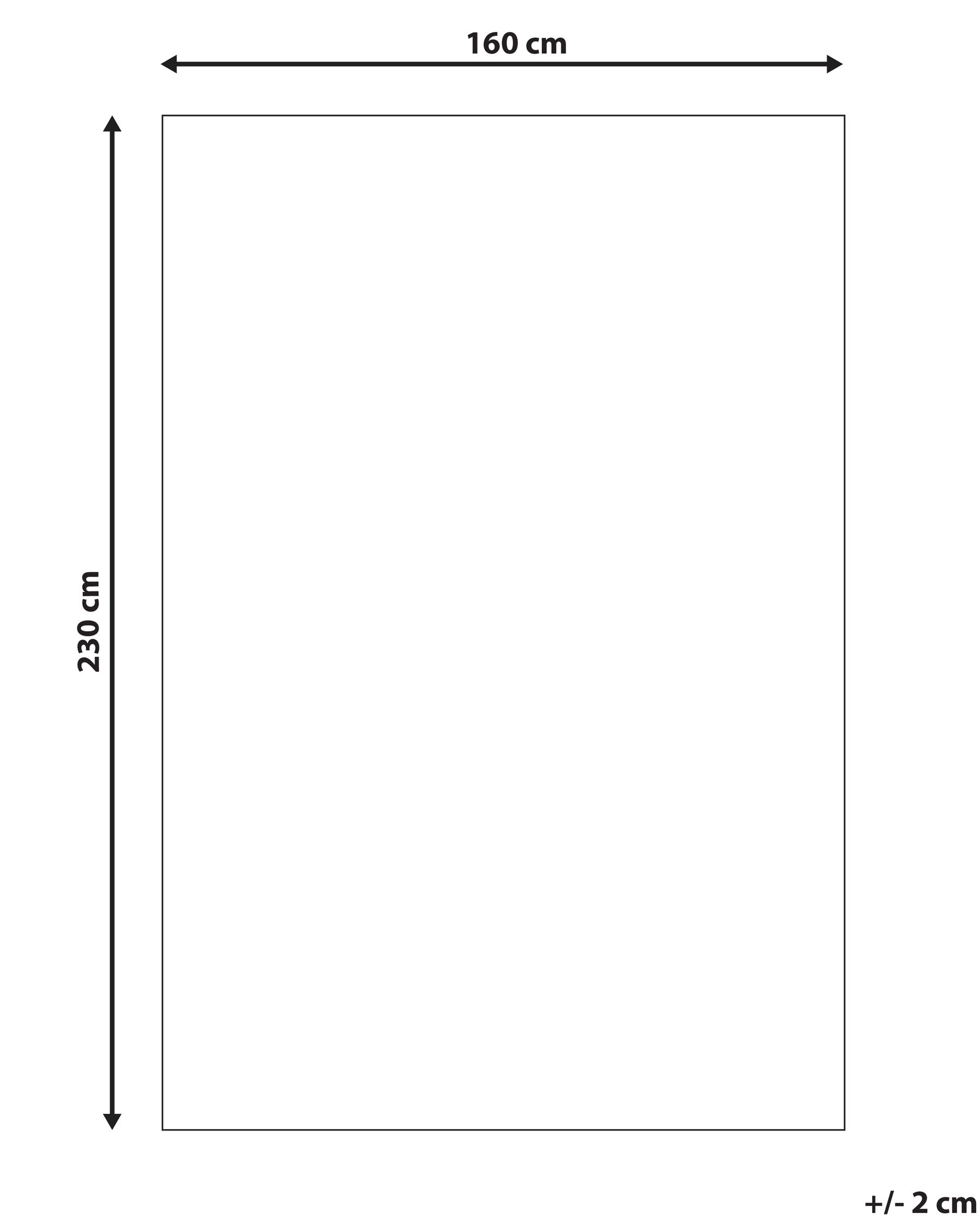 Jute Area Rug 160 x 230 cm Beige YENIKOY_885148